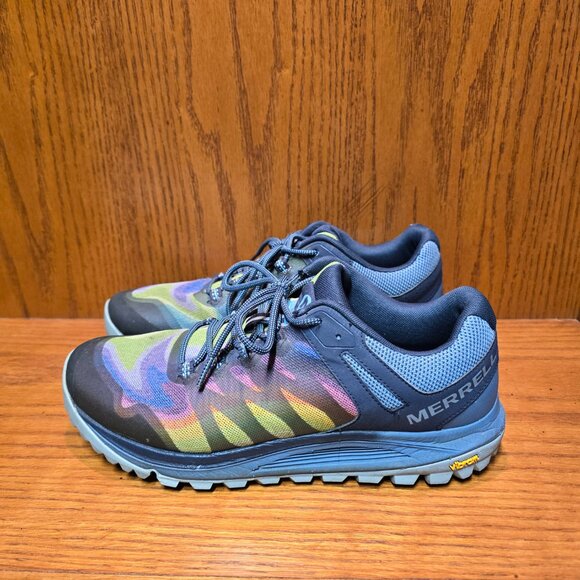 Merrell Nova 2 Trail Running Shoes Vibram Rainbow J135427 Mens Size 8.5 EUR 42 - Picture 4 of 9